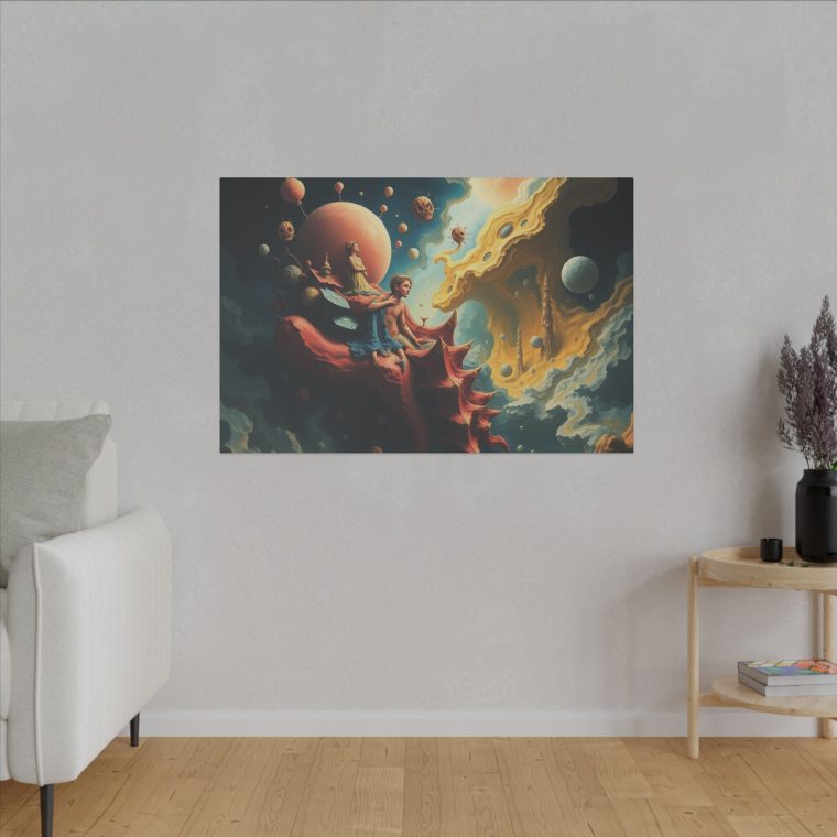 Surreal Fantasy Artwork Dreamlike Realms and Ethereal Cosmic Elements - Image 3