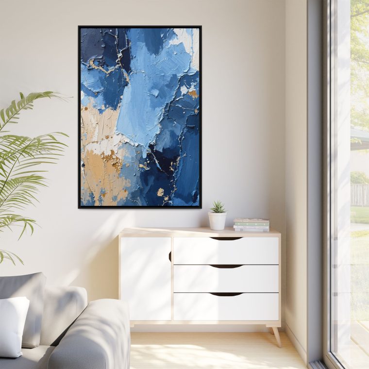 Natural Beauty Unveiled: Blue Lace Stone Textured Wall Art Designs - Image 5