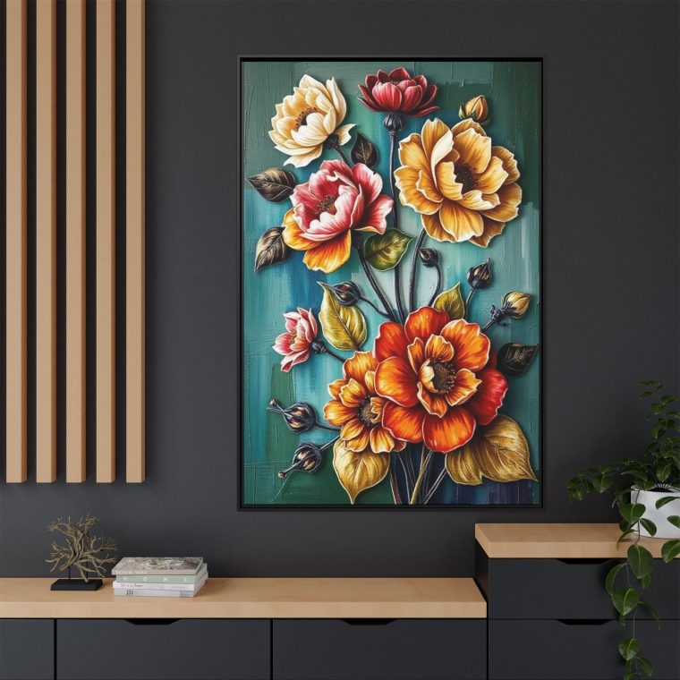 Large Floral Canvas Wall Art Collection Premium Home Decor - Image 4