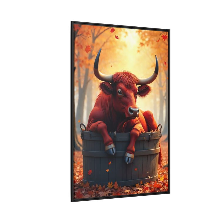 Farmhouse Fun Bull in a Tub Art - Image 2