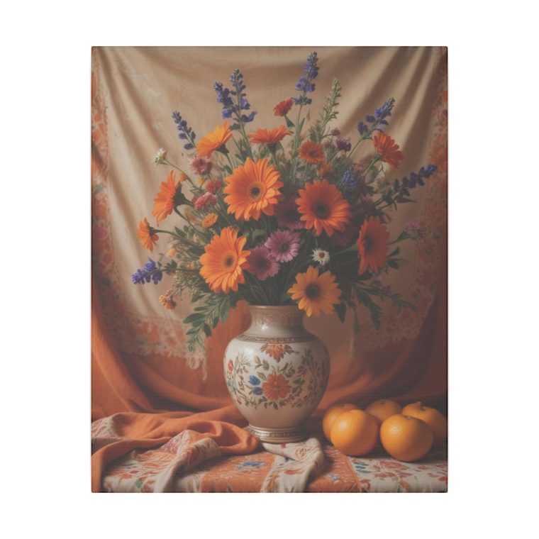 Modern Craft in a Vintage Frame Boho Floral Art - Image 13