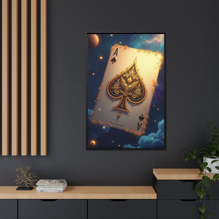 Golden Ace of Cosmic Dust Big Canvas Prints - Image 8