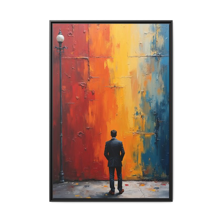 Gentleman Facing The Big Wall Art - Image 9