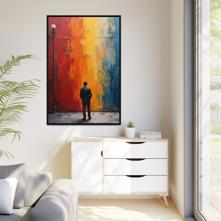 Gentleman Facing The Big Wall Art - Image 3