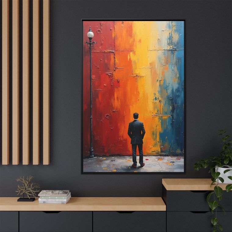 Gentleman Facing The Big Wall Art - Image 4