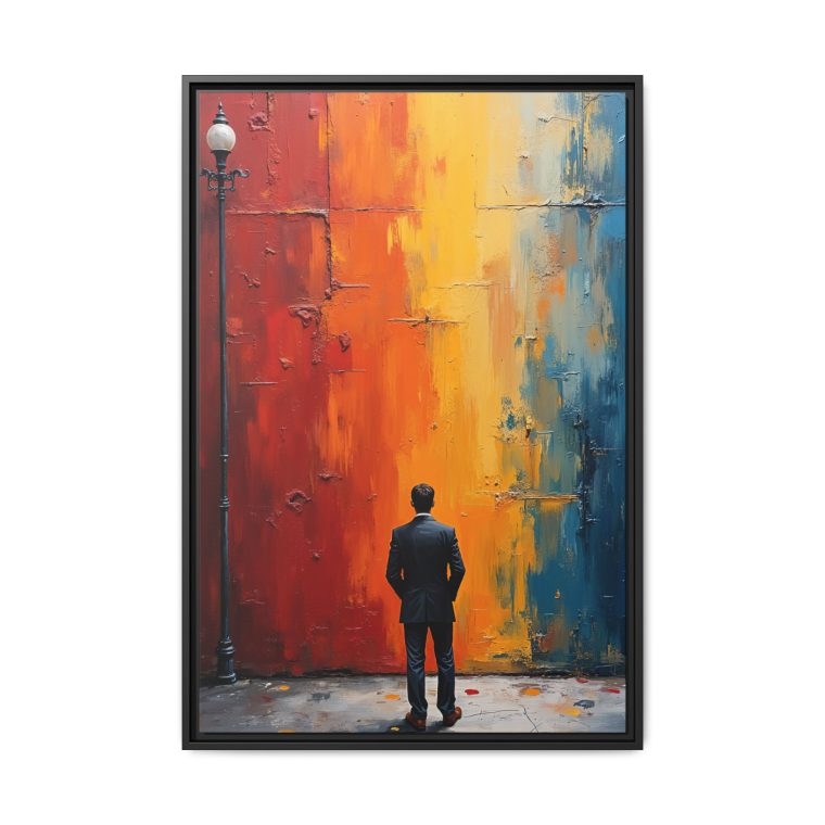 Gentleman Facing The Big Wall Art - Image 5