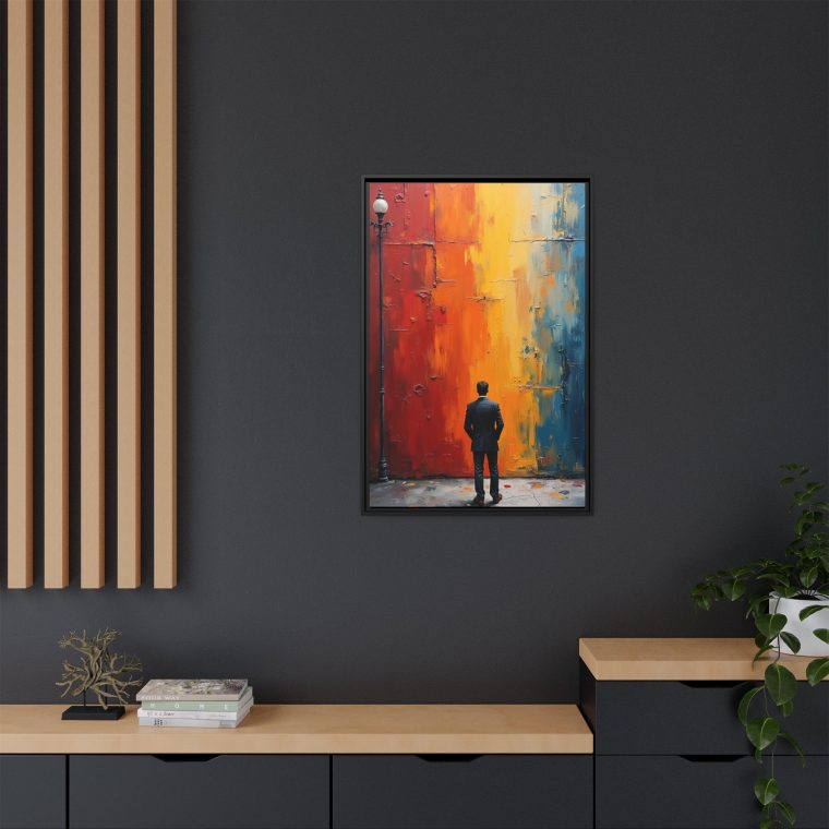 Gentleman Facing The Big Wall Art - Image 8