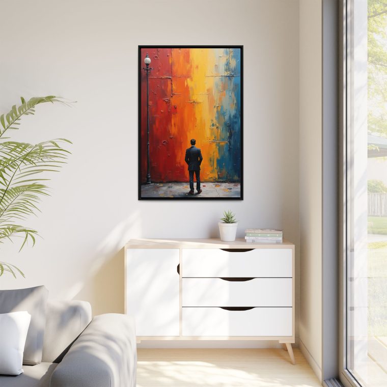 Gentleman Facing The Big Wall Art - Image 11