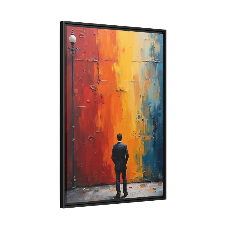 Gentleman Facing The Big Wall Art - Image 6