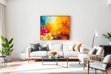 canvas print on frame